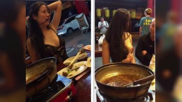 最新门事件性感薄纱辣妹吃母鸭喝醉玩嗨露奶捧着左乳口中还念念有词这就是个身体而已