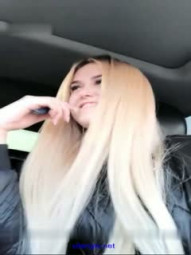 『东北探花』约操披肩金发乌克兰网红『娜莎』接机路上受不了诱惑开到树林车震猛烈操一炮